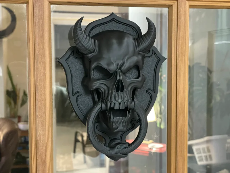 Devils Door Knocker — free 3D print STL file