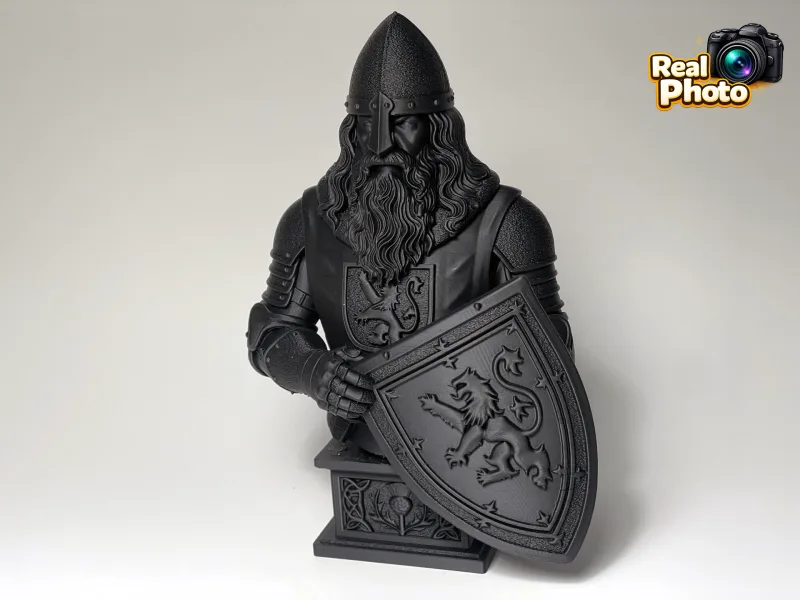 Scottish Warrior Bust – Highland Guardian — free 3D print STL file