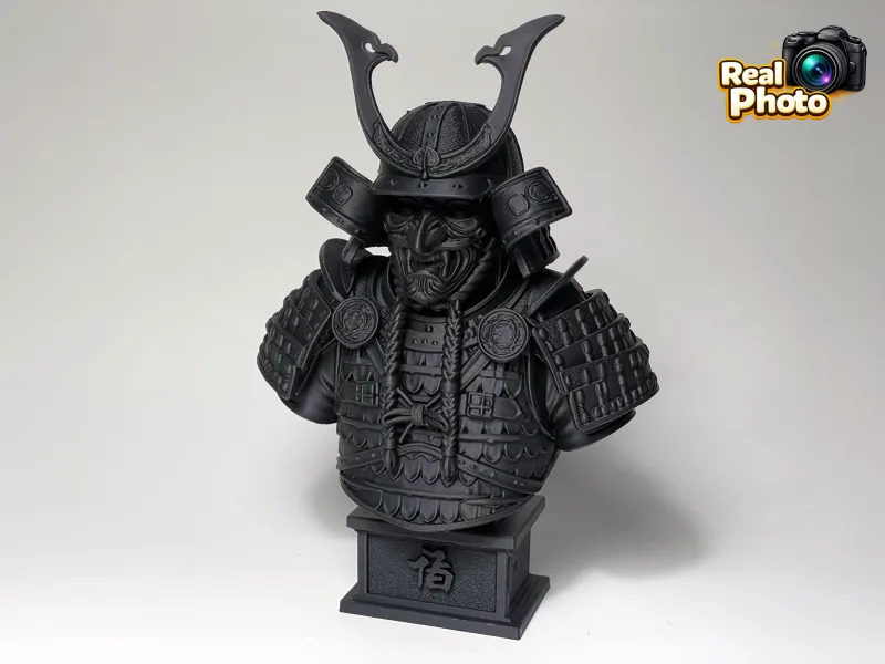 Samurai Warrior Bust – Honor Bound — free 3D print STL file