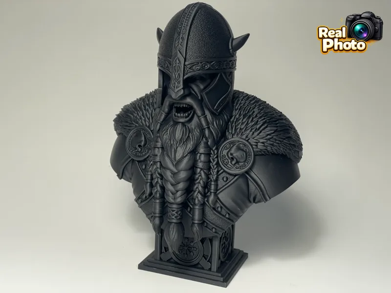 Viking Berserker Bust – Fury of the North — free 3D print STL file