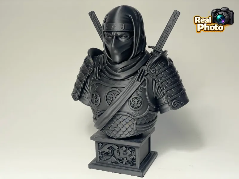 Shadow Blade – Ninja Warrior Bust — free 3D print STL file