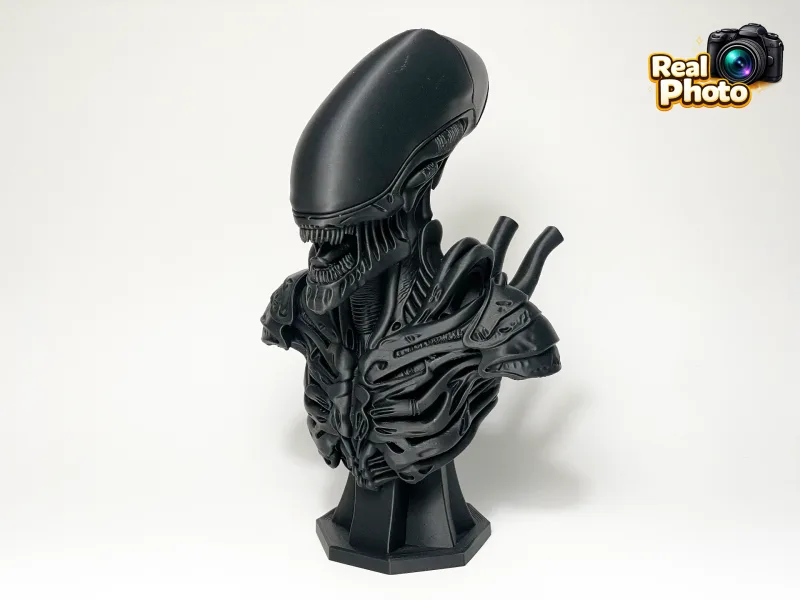 Xenomorph Warrior Bust – Sci-Fi Horror Bust — free 3D print STL file