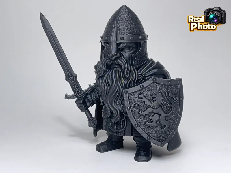 Mini Scottish Knight – Fun-Sized Highland Defender — free 3D print STL file