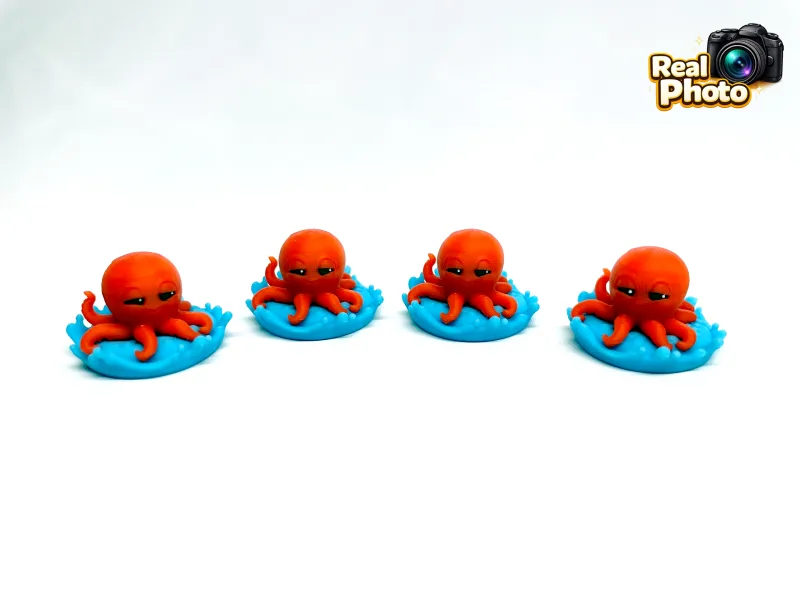 Lil' Octopus - Tiny tentacles. Big attitude. — free 3D print STL file