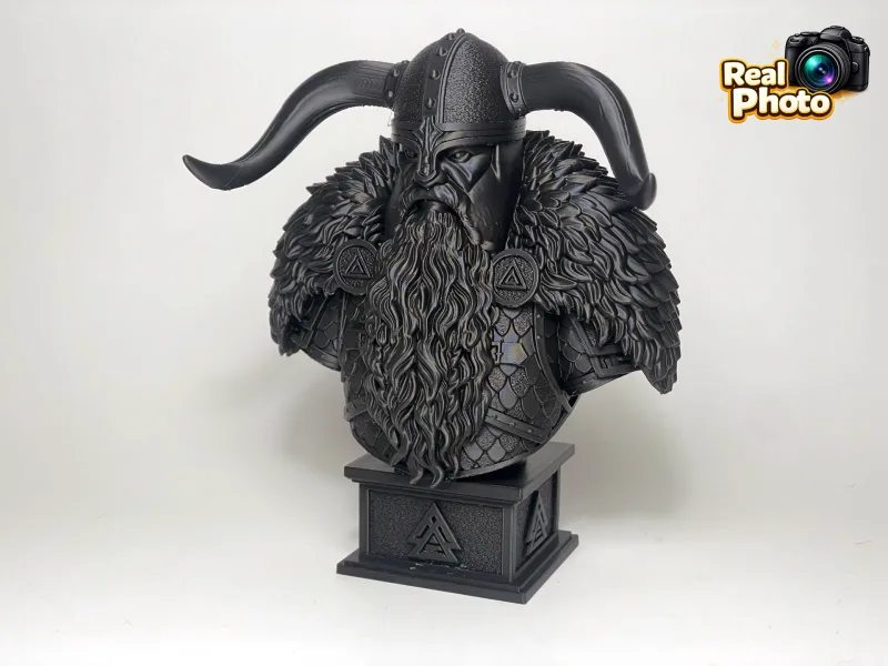 Viking Warlord  Chieftain Bust  — free 3D print STL file
