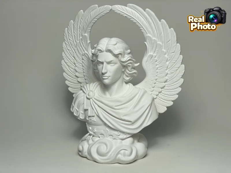 Archangel Michael – Guardian Bust Statue — free 3D print STL file