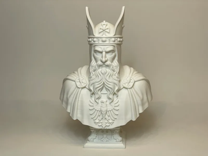Frederick Barbarossa – Holy Roman Emperor Bust  — free 3D print STL file
