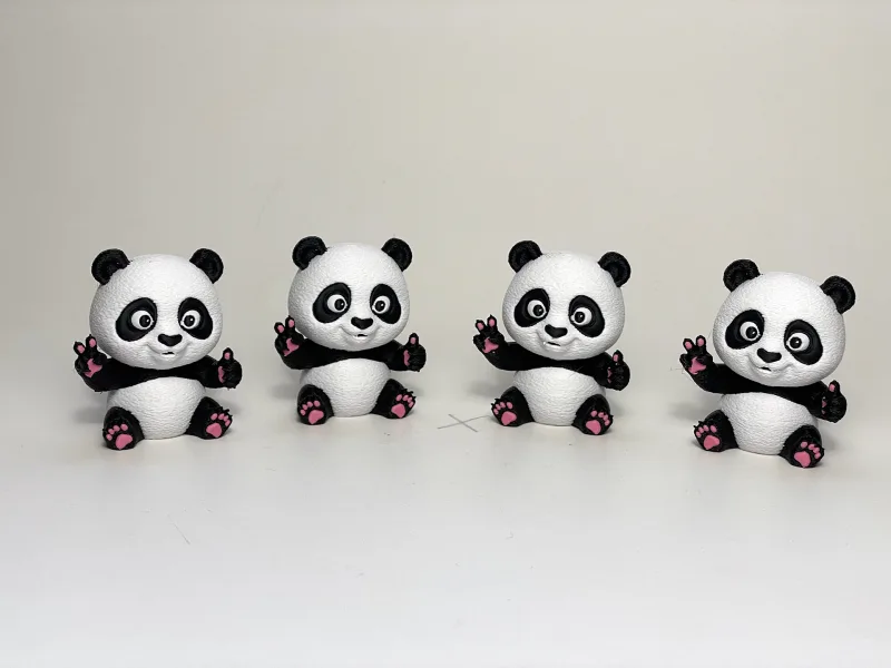 Cute Little Panda Buddy — free 3D print STL file