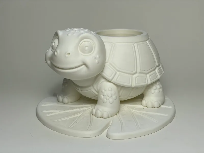 Slow Grow Turtle Planter — free 3D print STL file