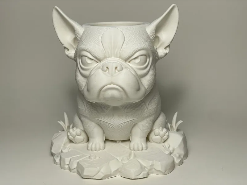 Grumpy Boston Planter — free 3D print STL file