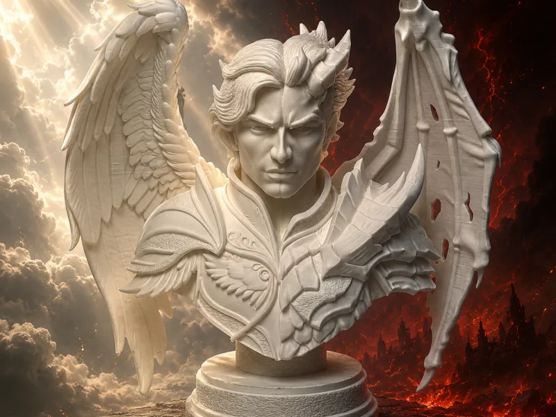 Archangel Samuel — free 3D print STL file